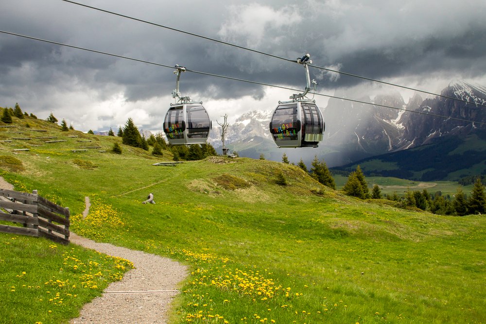 teleférico Alpe di Siusi